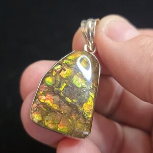 Ammolite Pendant